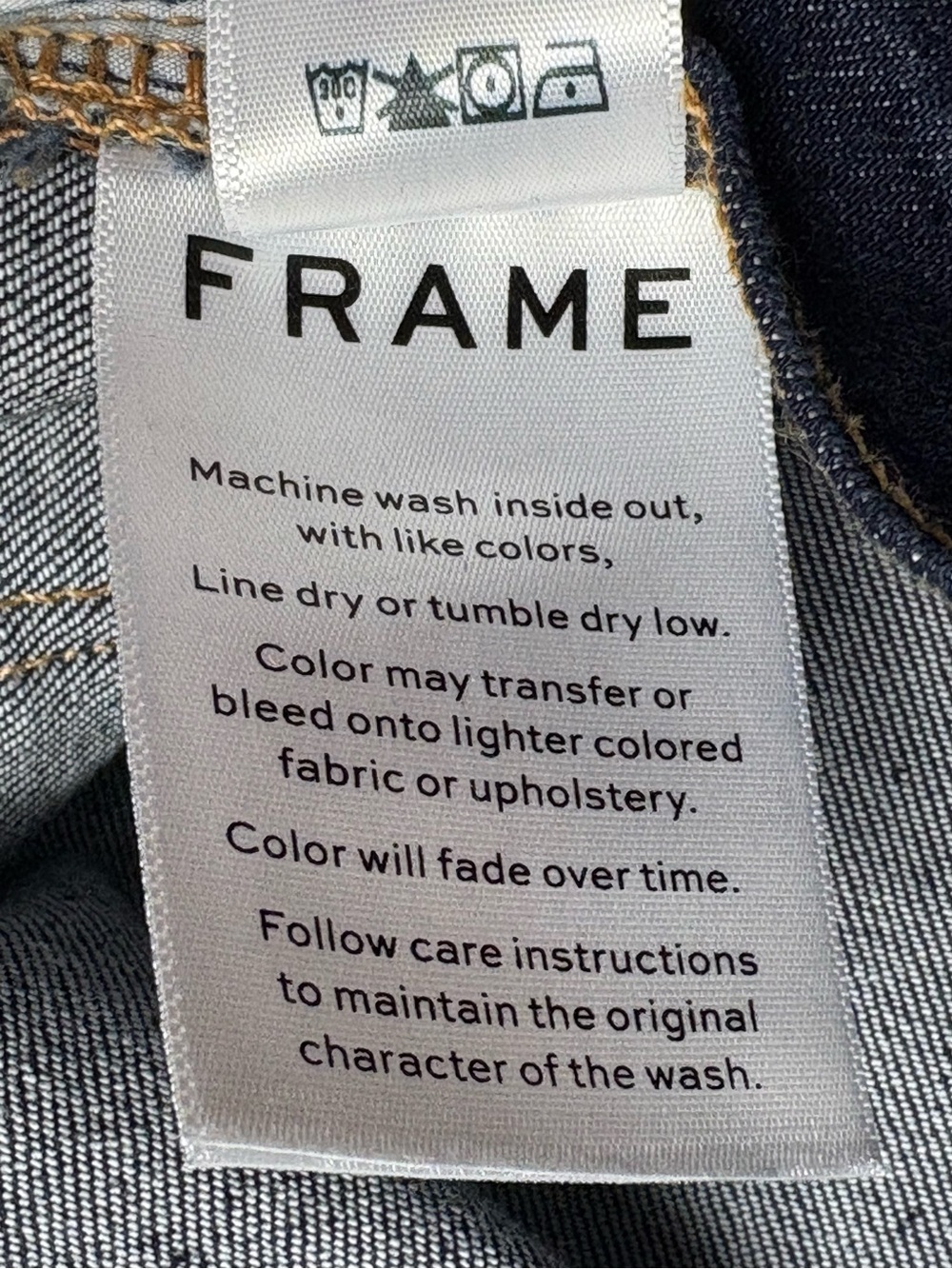 NWT FRAME Le High Skinny Crop Jeans in Dame Dark Wash • Size 31 • $258 - Picture 14 of 16